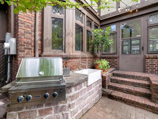 8 - Patio. Second grill and sink makes entertaining a breeze..