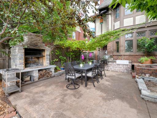 6 - Patio. Argentinian grill for roasting meats or enjoying a patio fire.