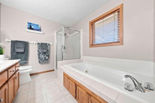 Jet tub and standing shower