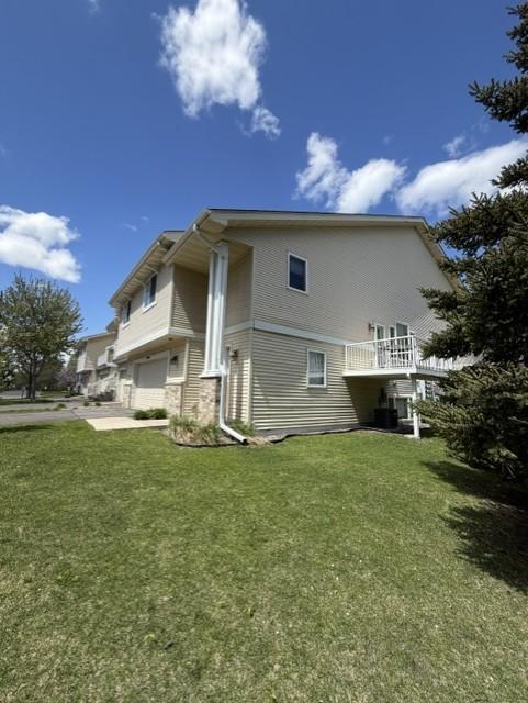 End unit with deck off of the side