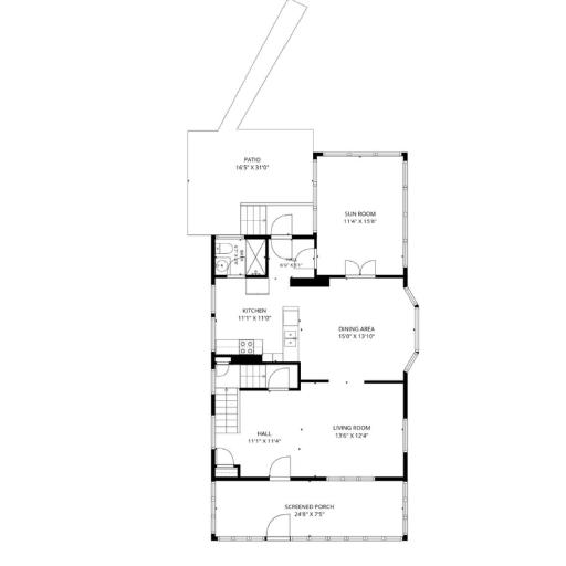 Main Floor - Measurements deemed reliable but not guaranteed