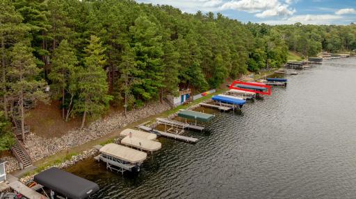 Dock Area - Outline Dock Slip (navy canopy)