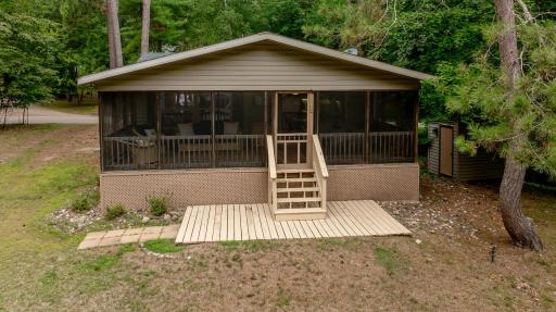Large screened porch