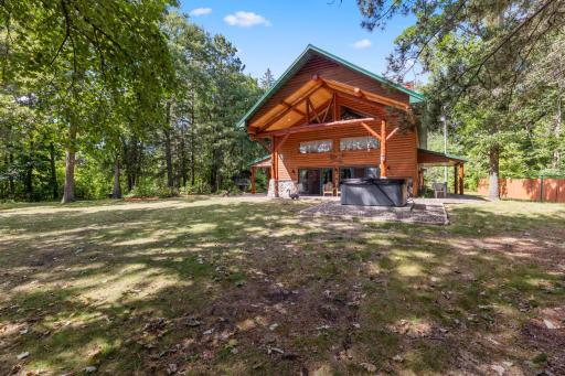 Front of House w/Hot Tub
