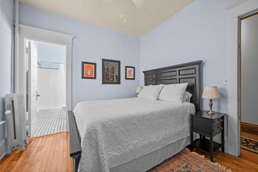 Bedroom #1 is ensuite style with it's own private bath.