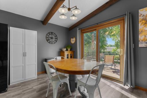 Dining Area with Deck Access