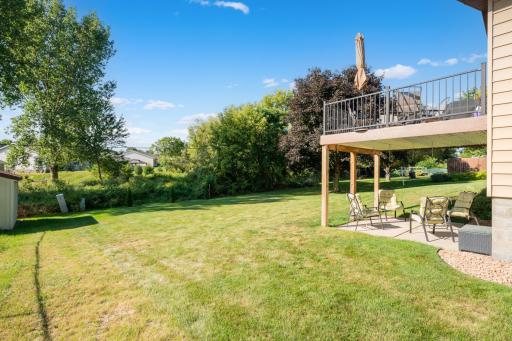 Raised Deck & Backyard