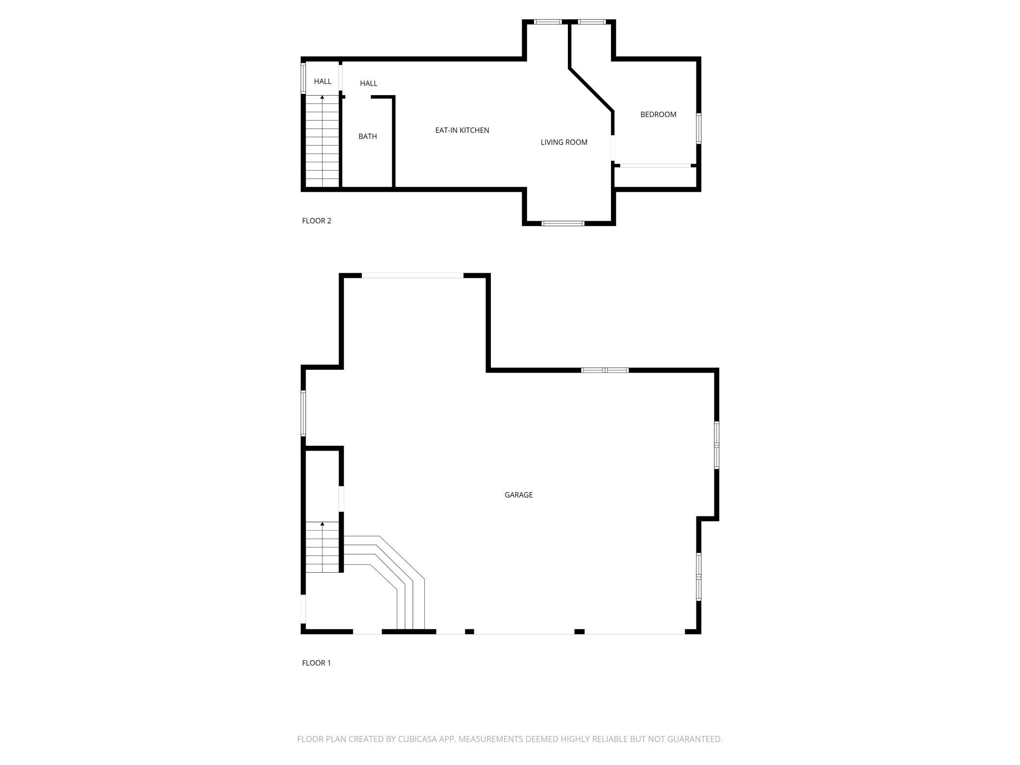 Floor Plan - Garage & Apartment Above Garage