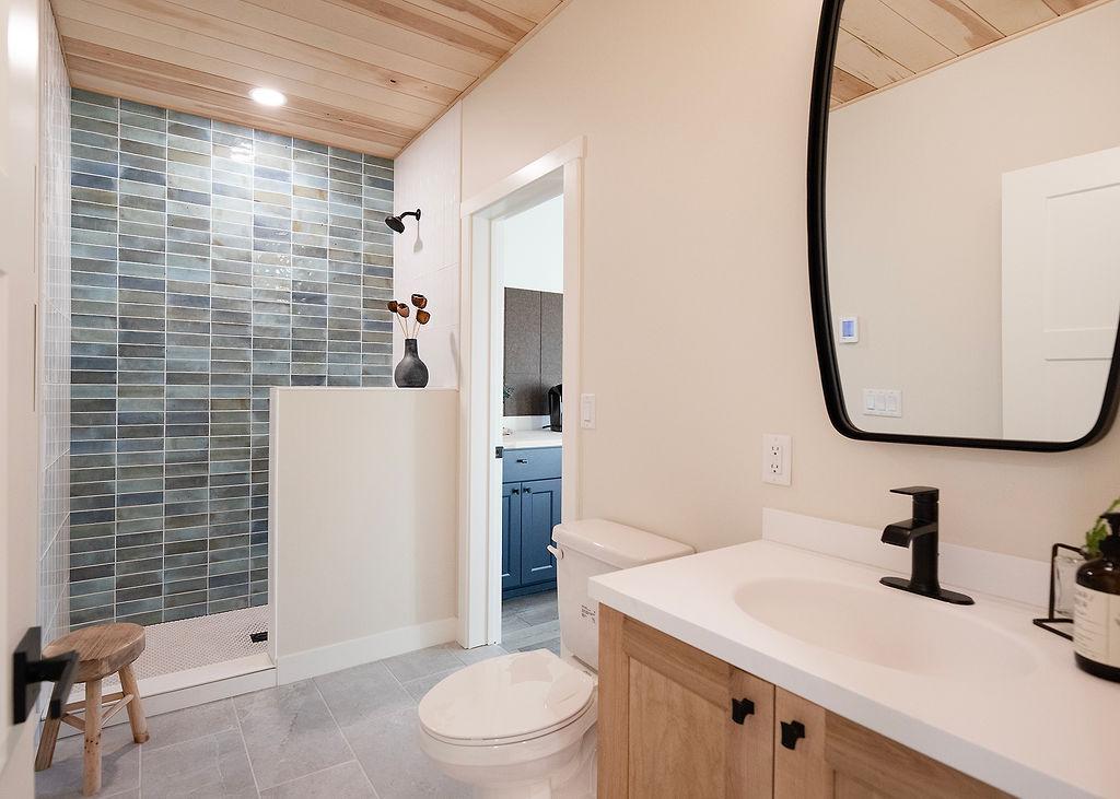 Main level Bathroom Ensuite with Office/3rd Bedroom