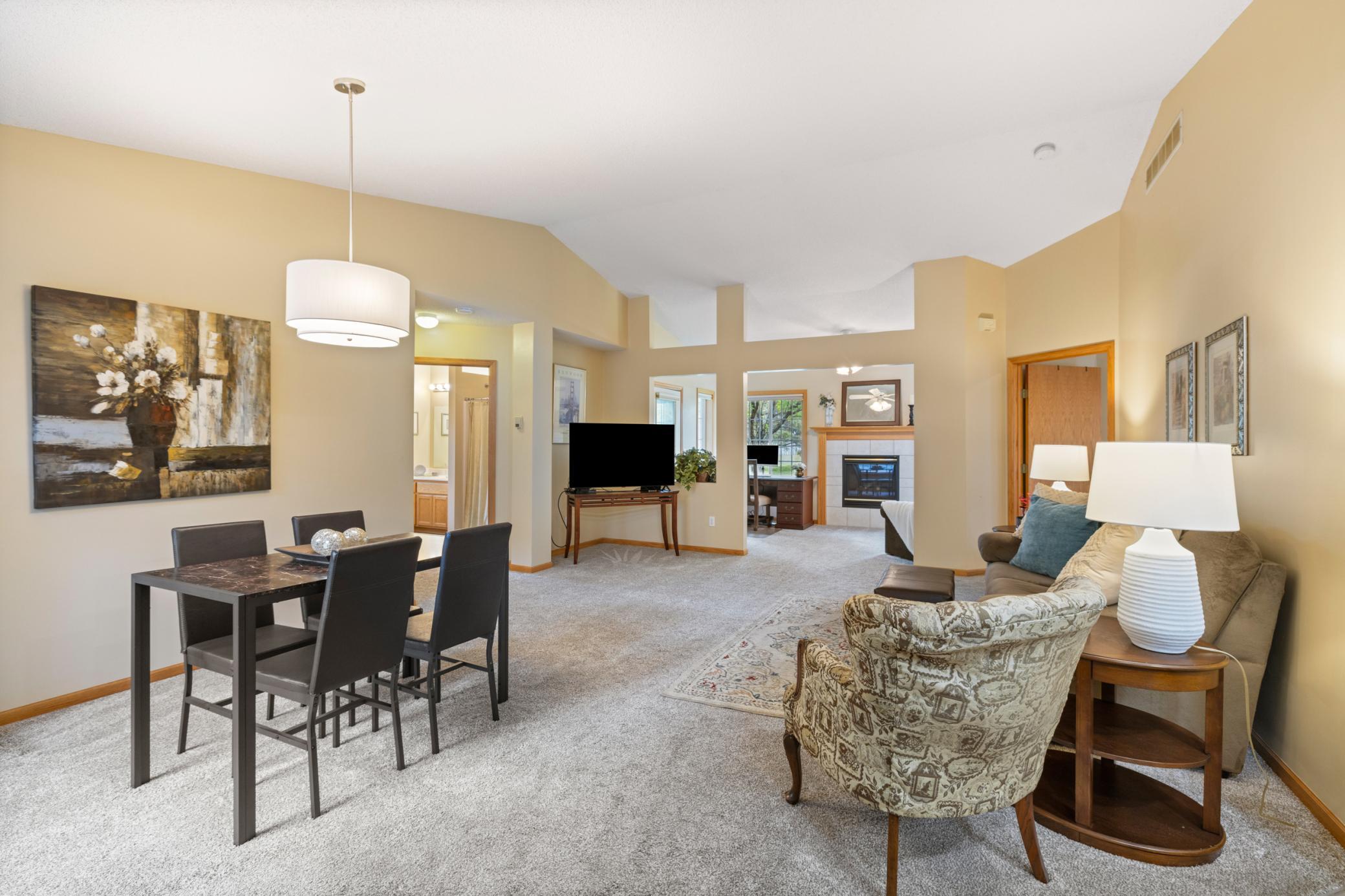 You will love the open and airy floor plan, every thing is conveniently located off the main living area.