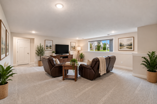 Great space for guests, teen hangout or man cave.