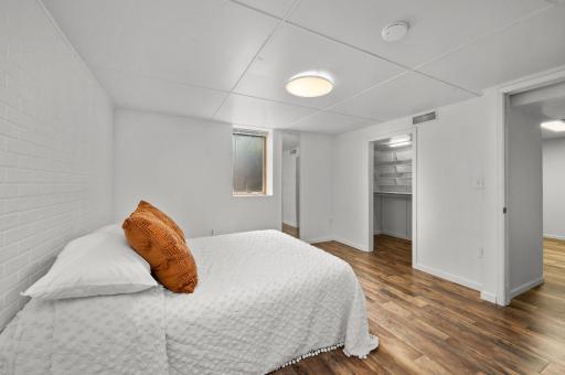 Currently primary bedroom but would be great private space for family and guests