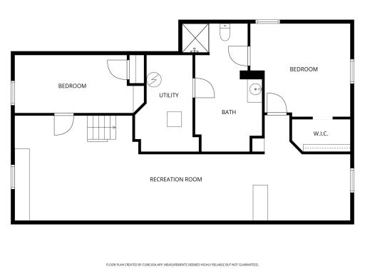 Expansive living space in lower level plus bedrooms or office depending on your needs