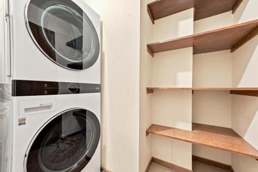 Private laundry in your unit