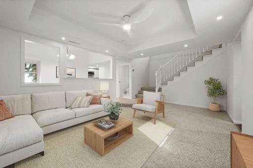 Photo for 5608 James Avenue S, Minneapolis, MN 55419 - listing #7130484 Living Room - Main Level - Virtually Staged