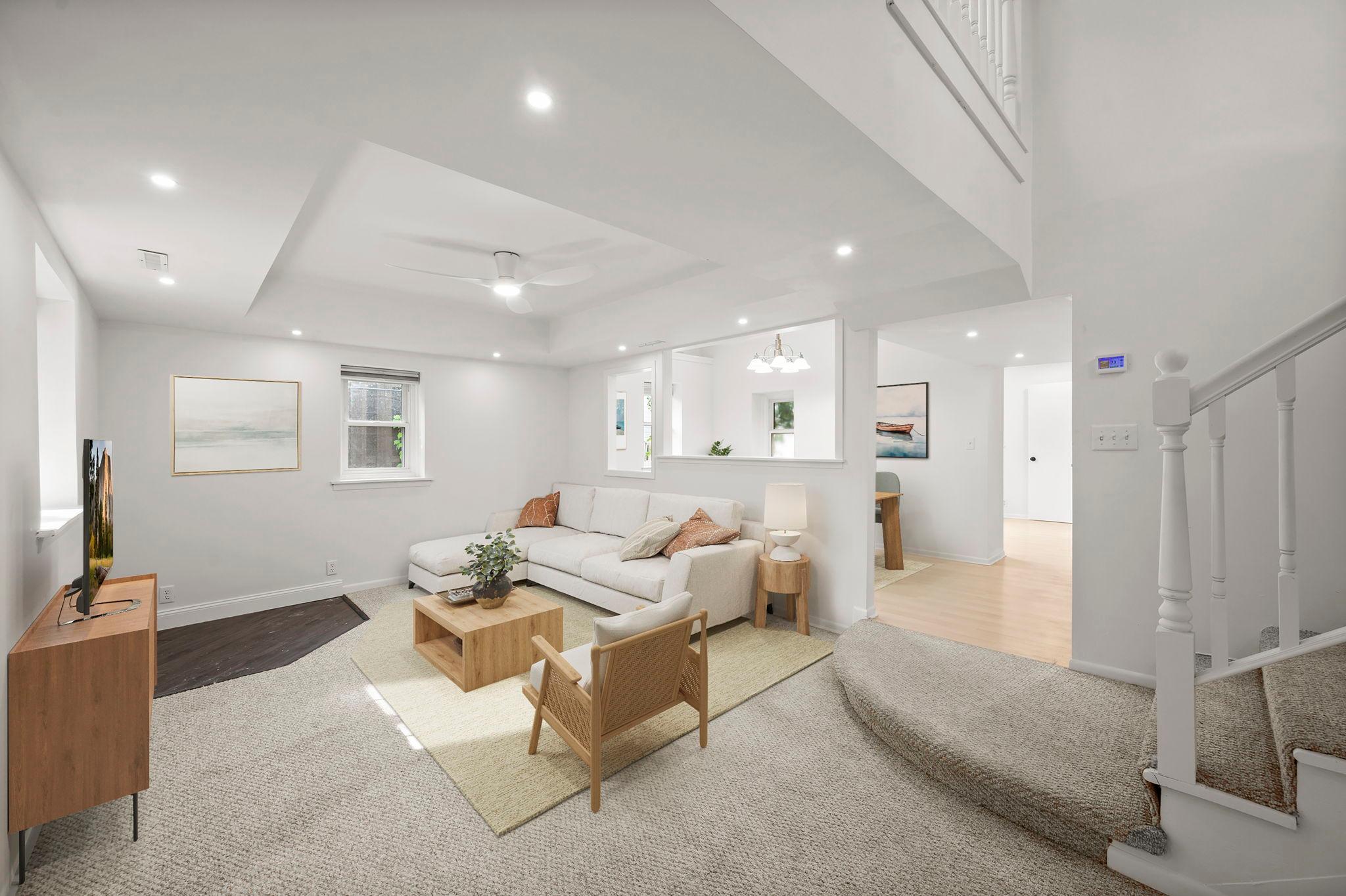 Living Room - Virtually Staged