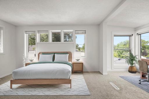 Primary Bedroom - Virtually Staged