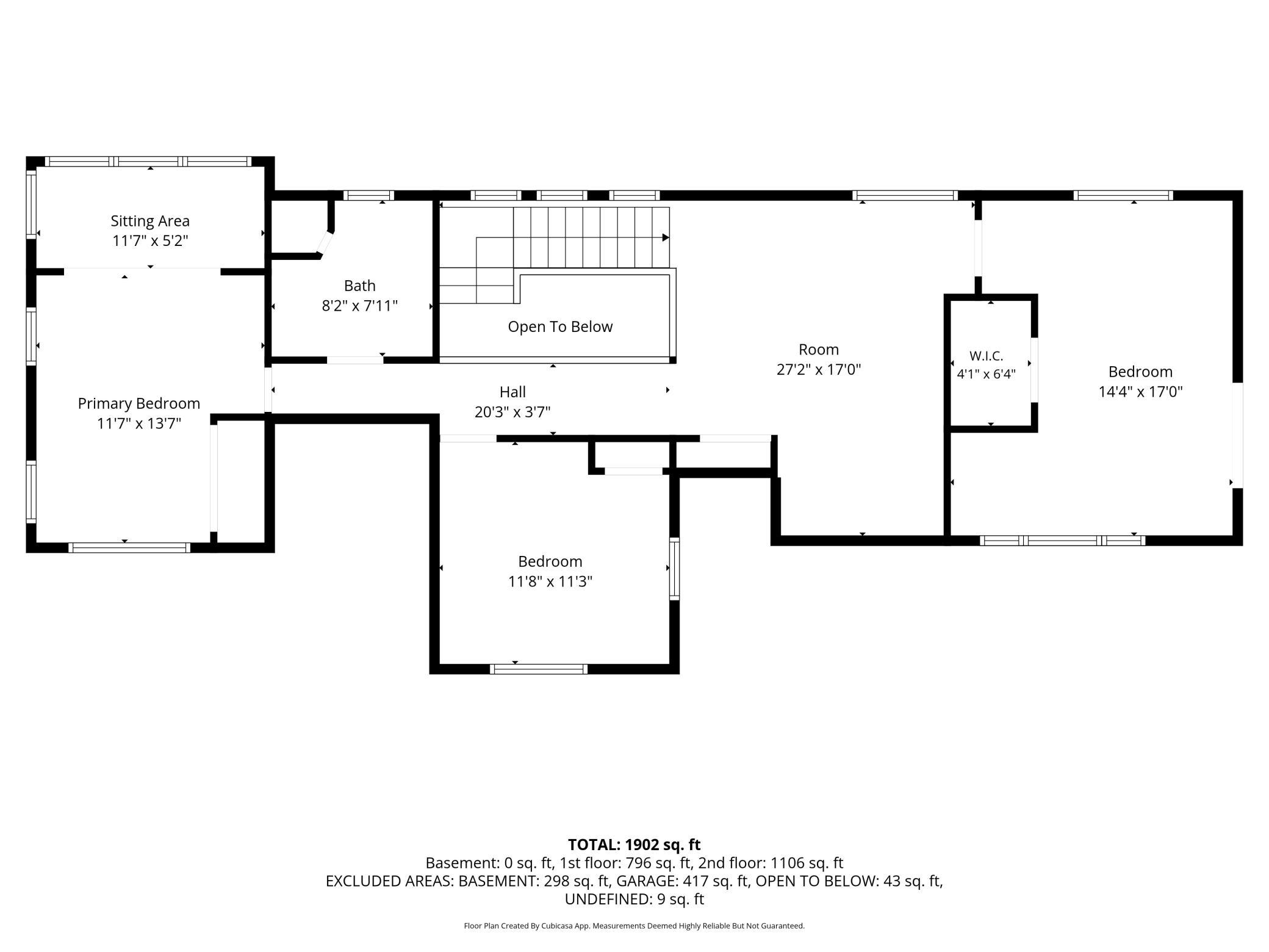 Upper Level Floor Plan