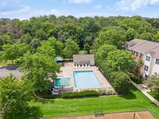 Aerial Community Pool
