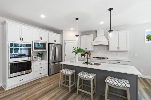Upgraded gourmet kitchen