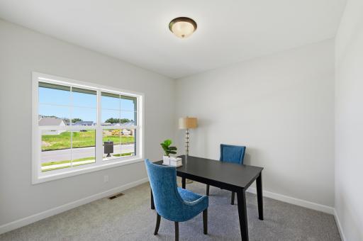 Front bedroom or office area
