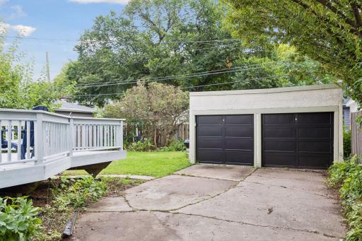 2 Brand new garage doors and garage door openers.