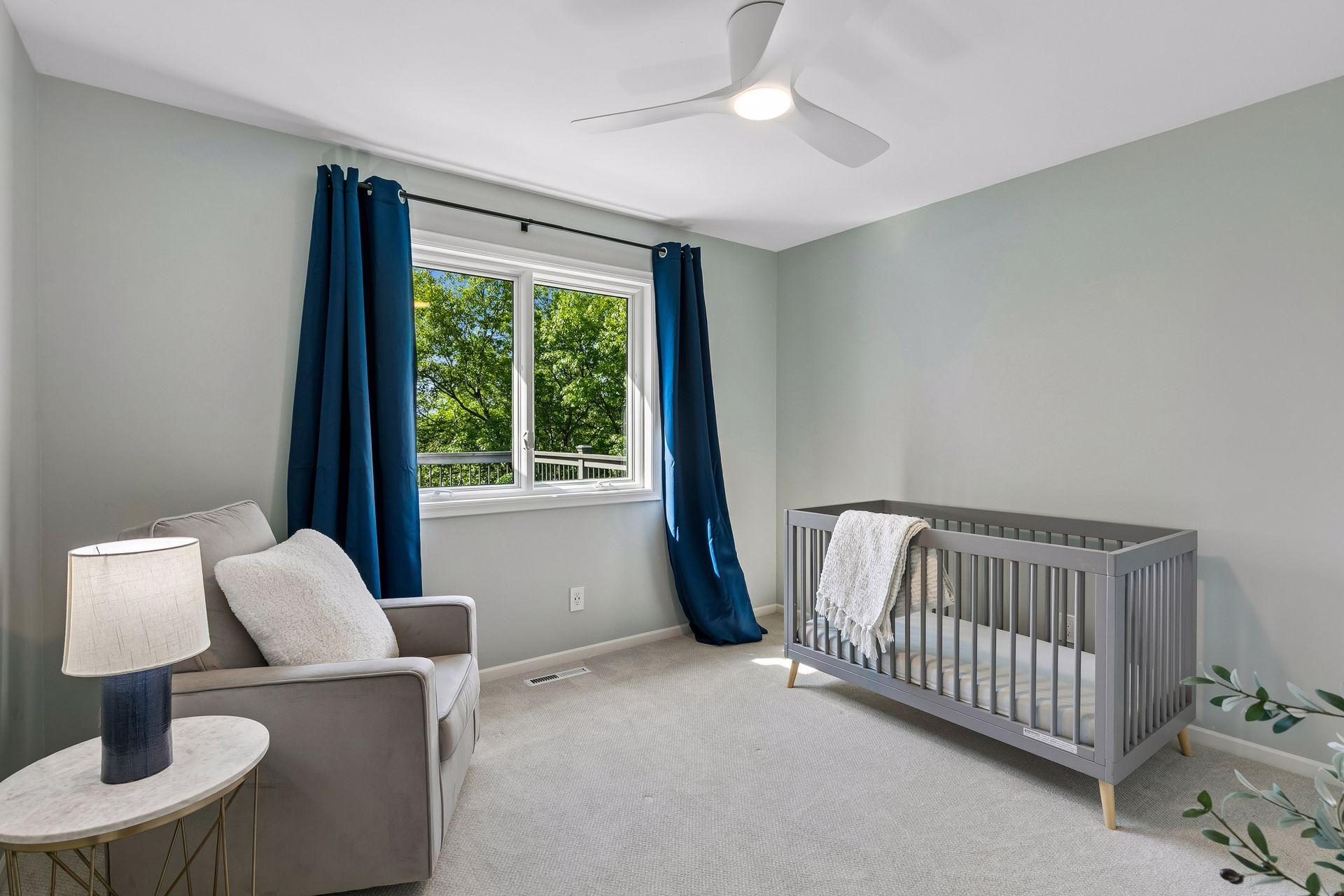 Three bedrooms on the upper level provide convenience and a functional layout for everyday living.