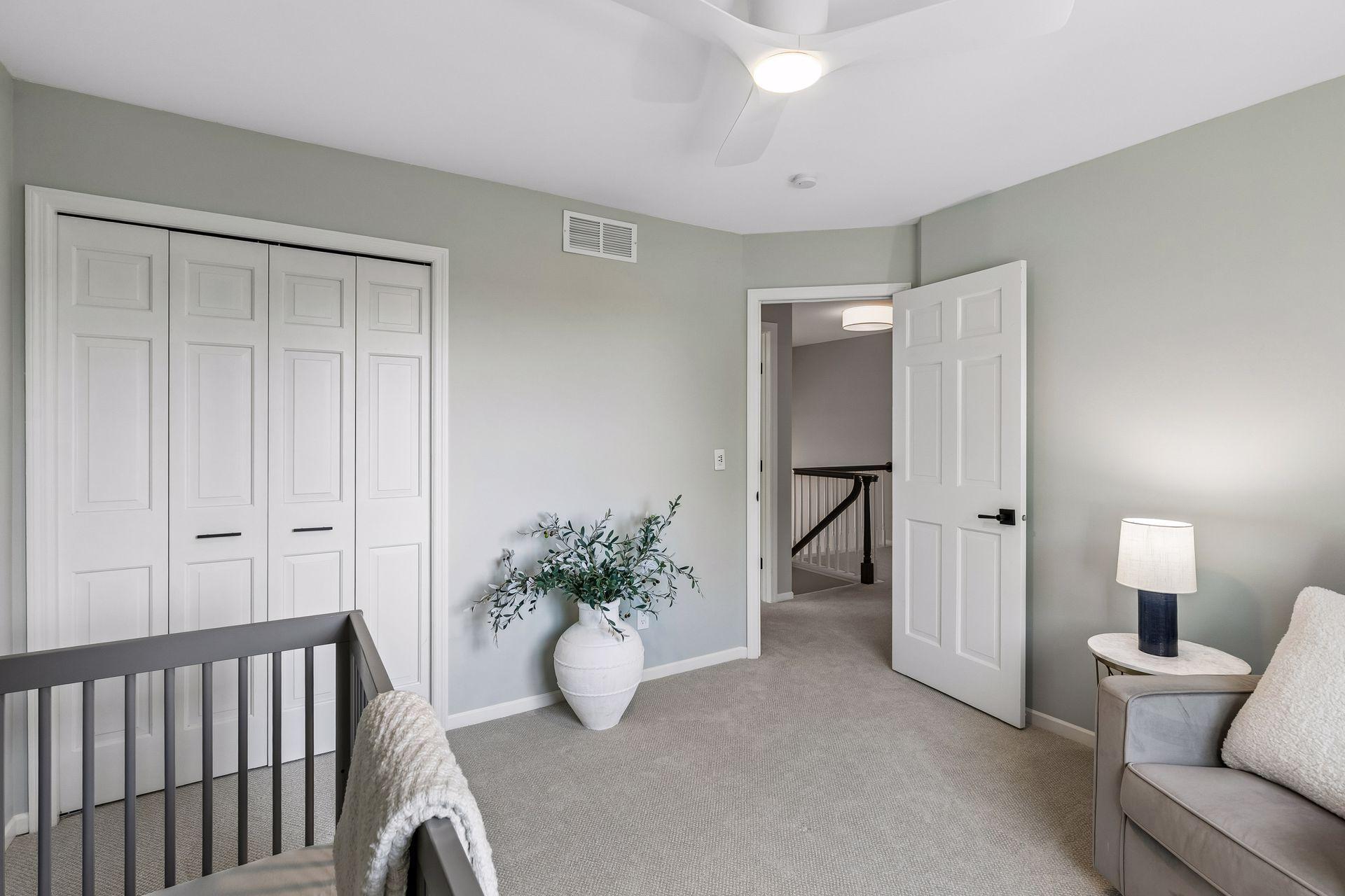 Three bedrooms on the upper level provide convenience and a functional layout for everyday living.