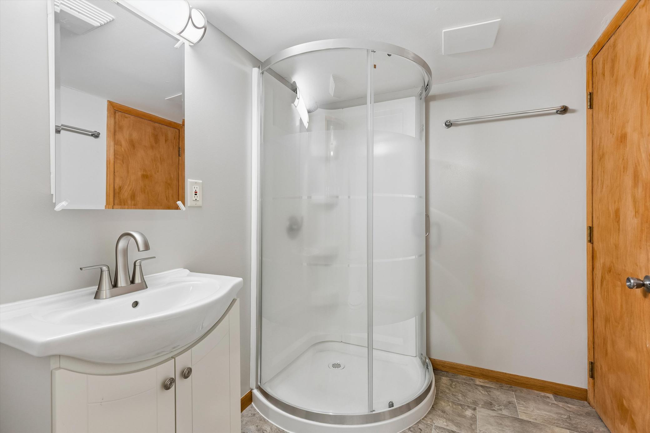 Update basement bathroom