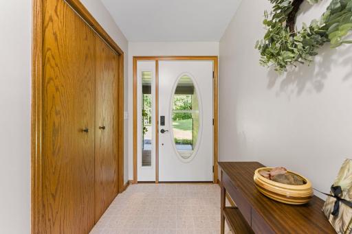 Welcoming Entryway with Closet Space