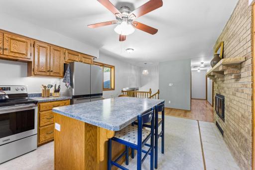 Kitchen Island for Meal Prep or a Quick Bite