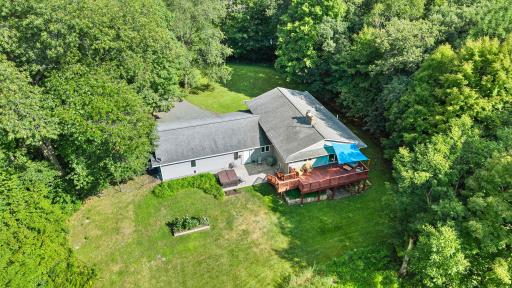 Ariel View of Backyard