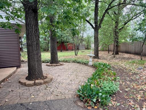 Whimsical backyard space