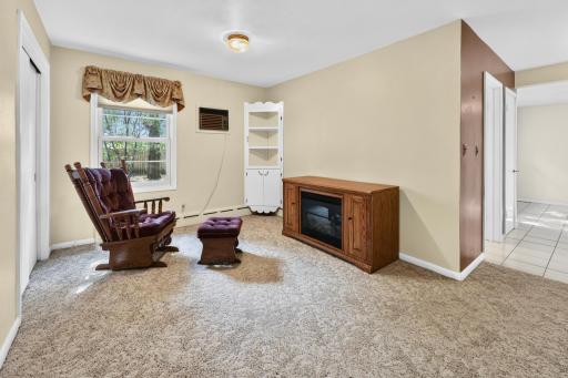 Den on the main level can easily be converted back to a 2nd bedroom. Closet is already there!