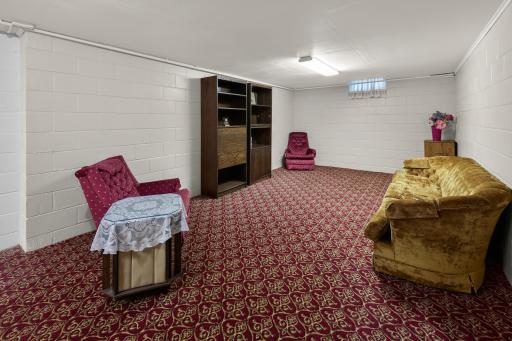 Lower Level Family Room Space. There's so much room here!