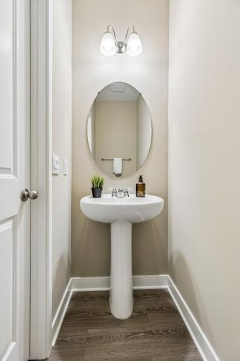 Half Bath on the main floor