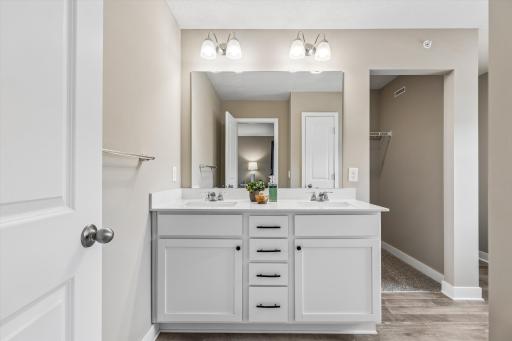 Dual Vanity in the Primary Bath.