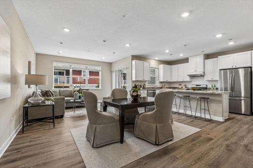 A wonderful open-flow floor plan that fits today's casual lifestyle, and is perfect for entertaining guests.