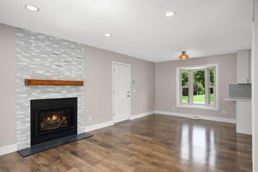 Also adjacent to the dining room is the door to the garage. It couldn't be easier after grocery shopping to walk in only a few steps to the kitchen.
