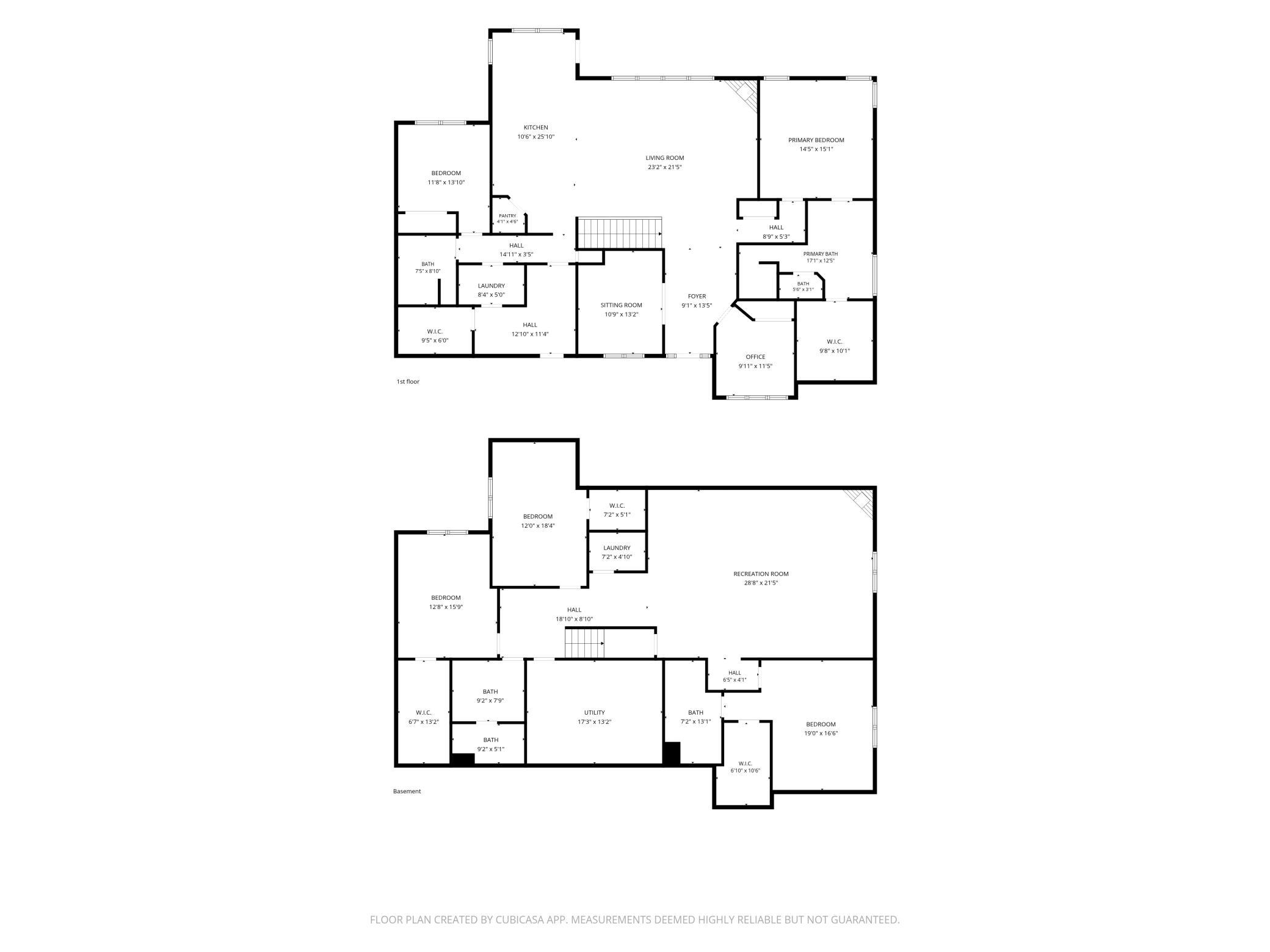 Floor Plan- All Levels