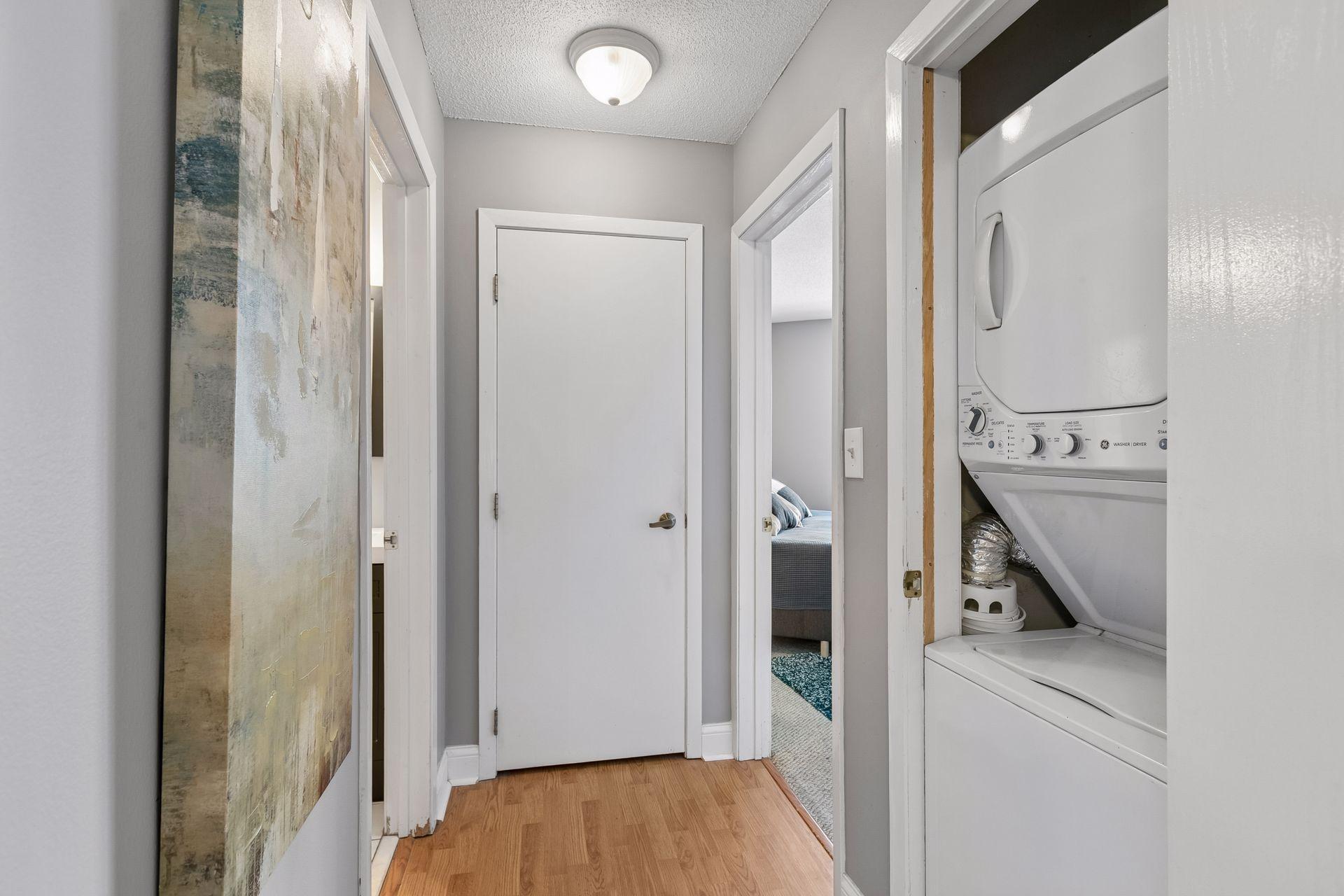 In unit washer and dryer
