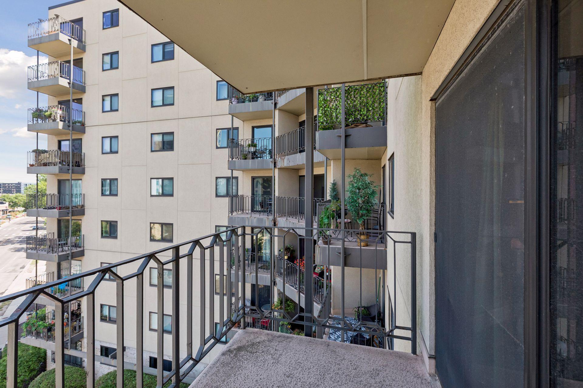 Unit balcony