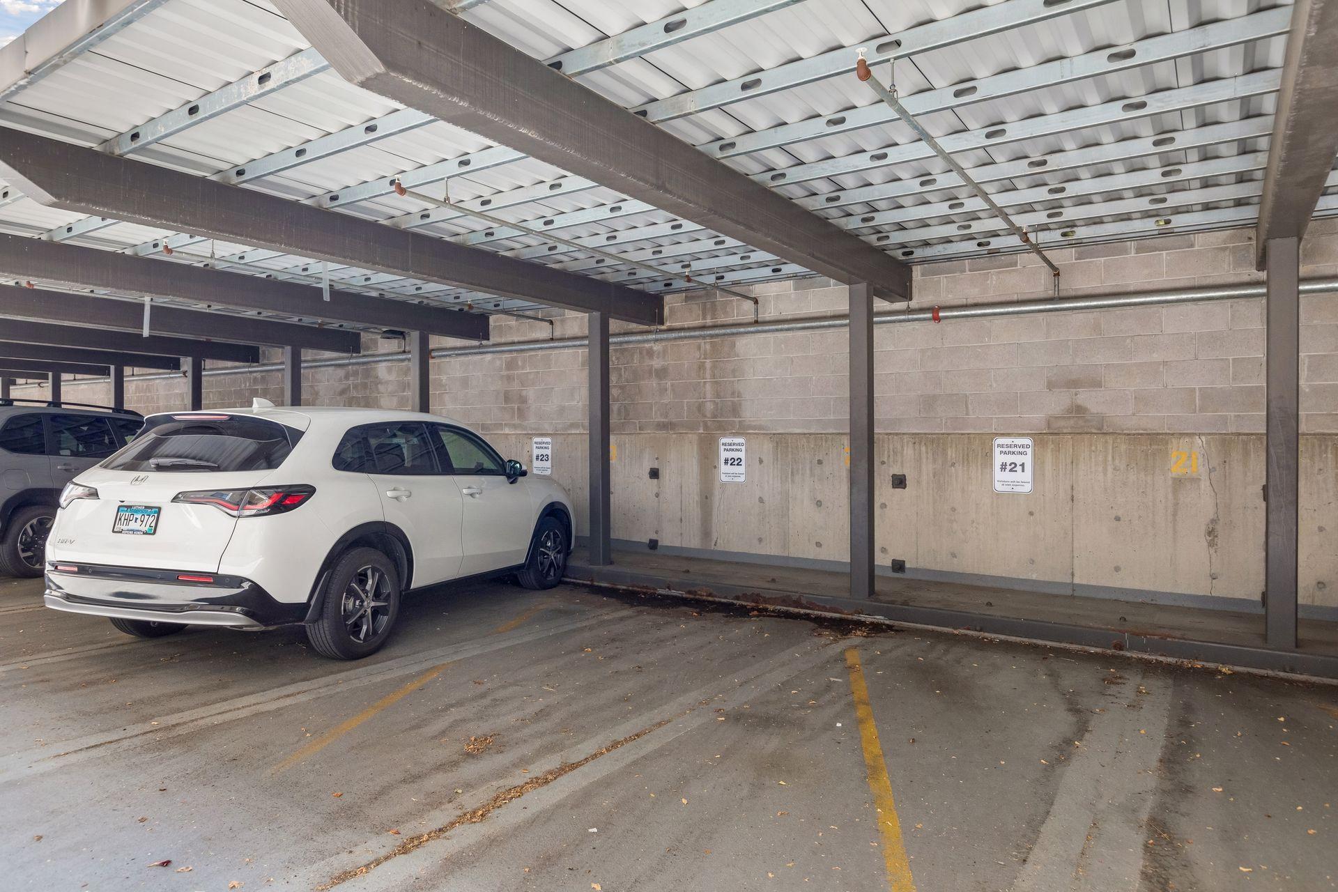 Carport Space 22, very close to lobby entry/elevators for convenience