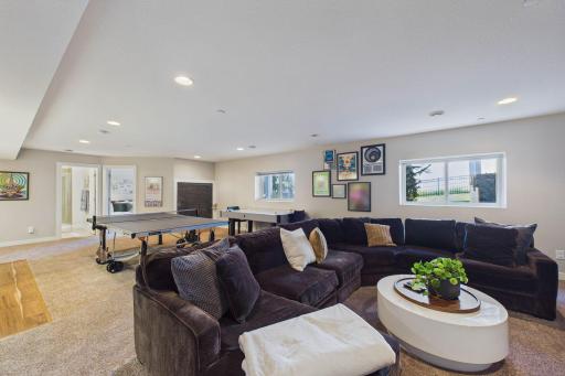 Get your popcorn and snacks and have some fun! Straight ahead is the 5th bedroom and bathroom.