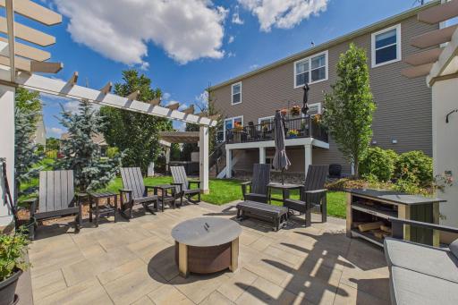 Another view of this incredible yard looking back toward the deck and home!
