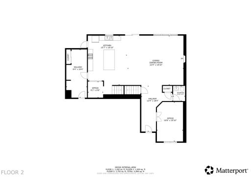 Westchester plan: Main-level floorplan. Note: There is also a pantry in the top left near the kitchen area.