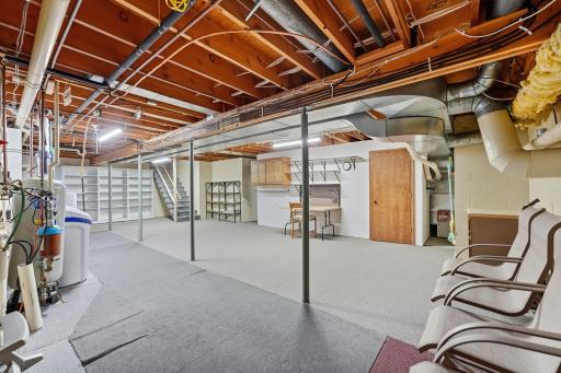 Transform the lower level into a recreation room, home office, gym, or additional living area.