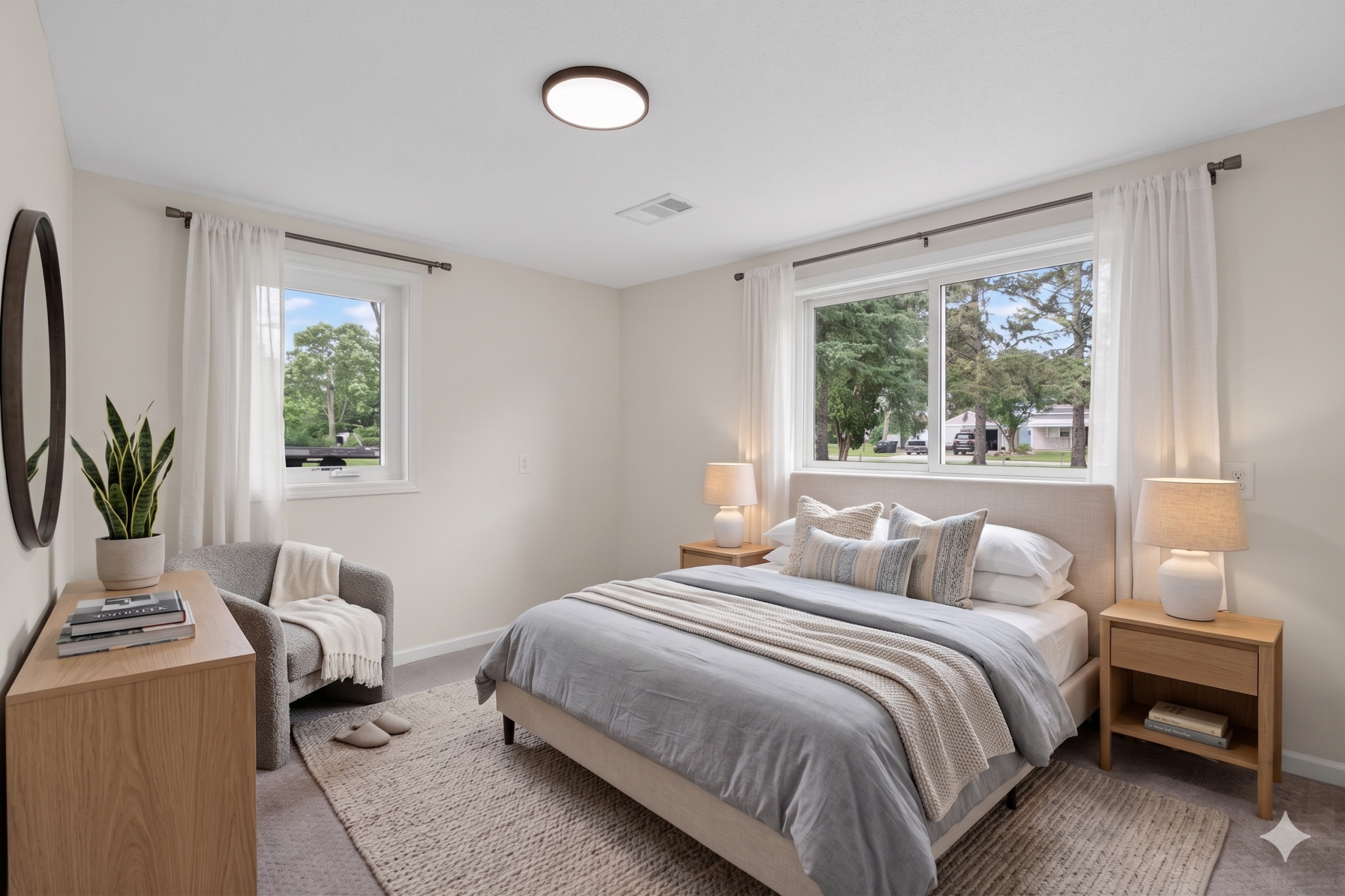 Bedroom in Lower Level #2 - Virtually Staged