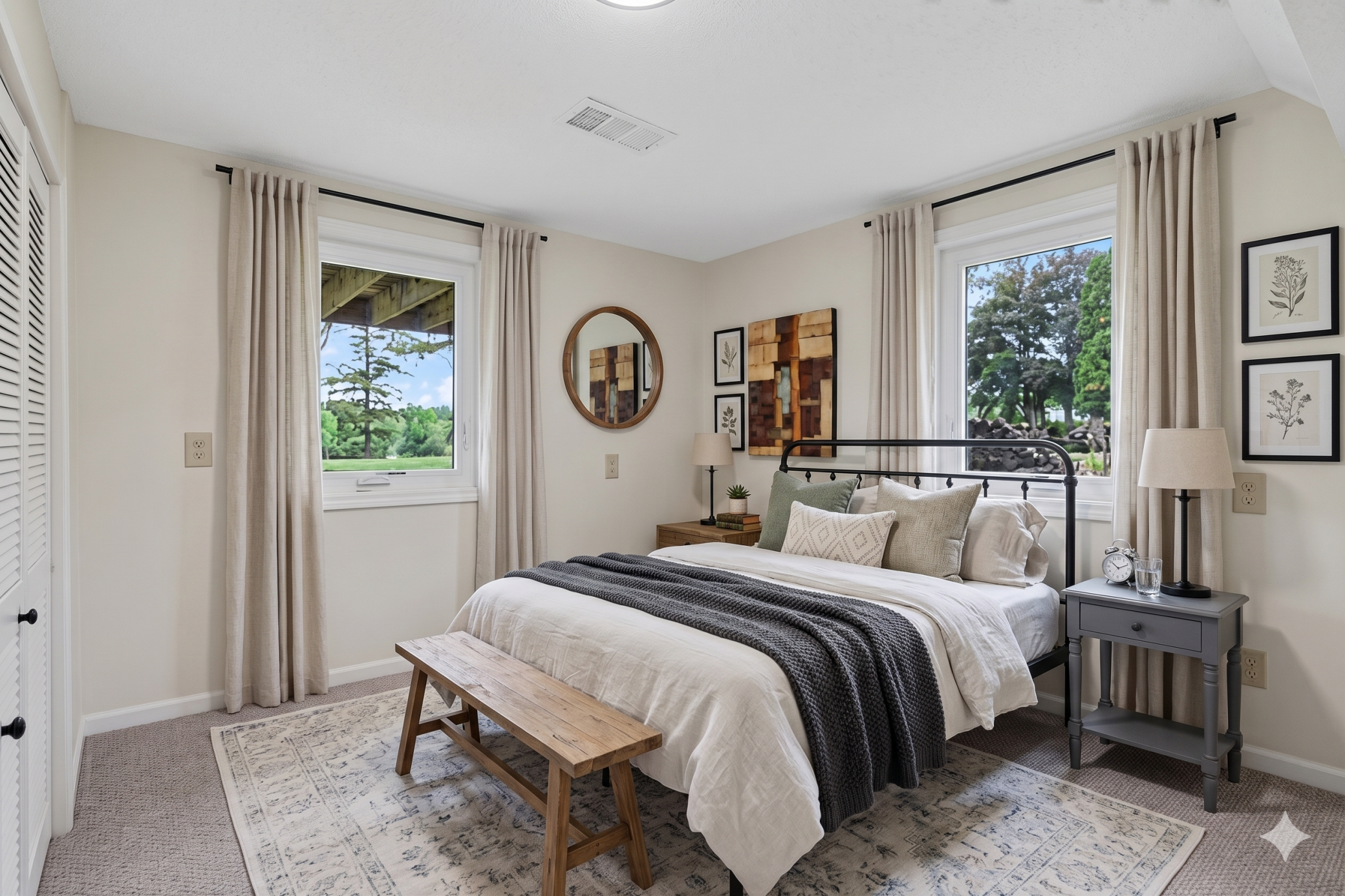 Bedroom in Lower Level #3 - Virtually Staged