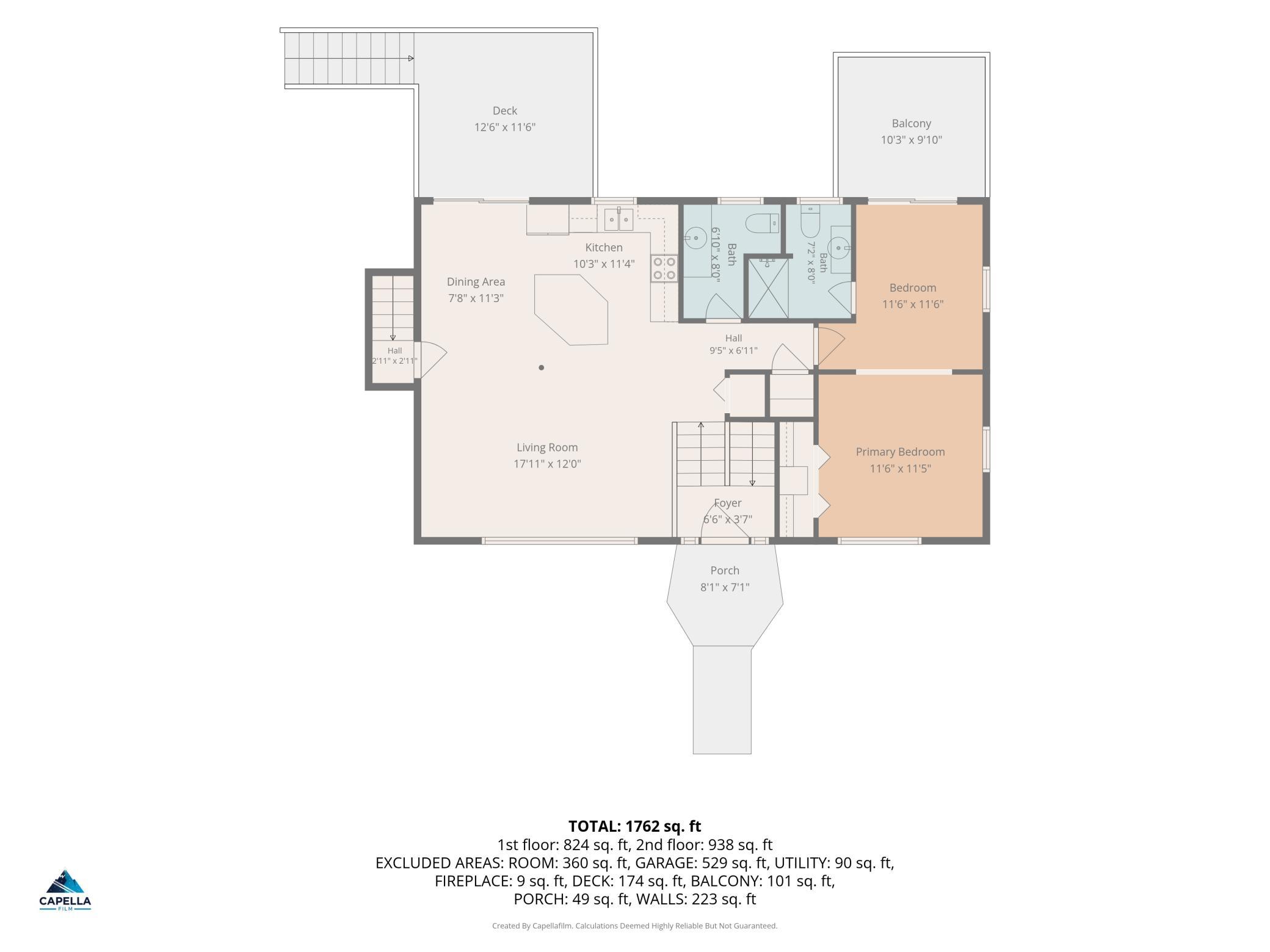 Upper Level Floor Plan